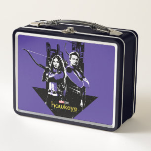 Kate Bishop & Hawkeye Arrow Graphic Metal Lunch Box