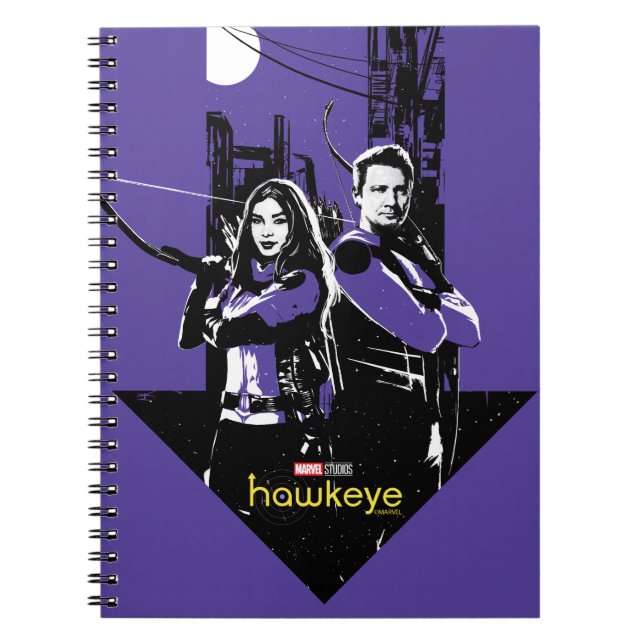 Kate Bishop & Hawkeye Arrow Graphic Notebook (Front)
