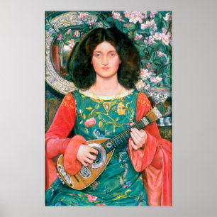 Kate Bunce Melody CC1230 Decorative Music Poster