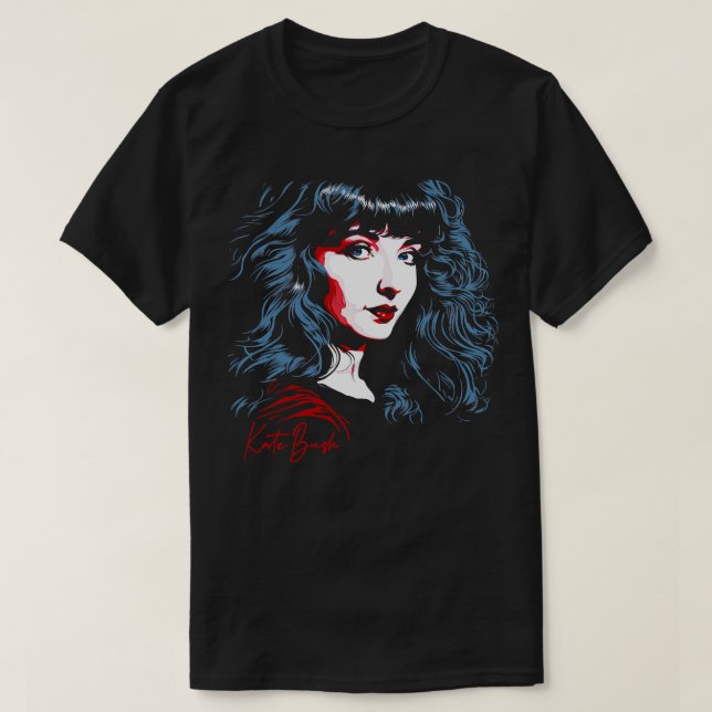 Kate Bush 80s Retro Design T-Shirt (Design Front)