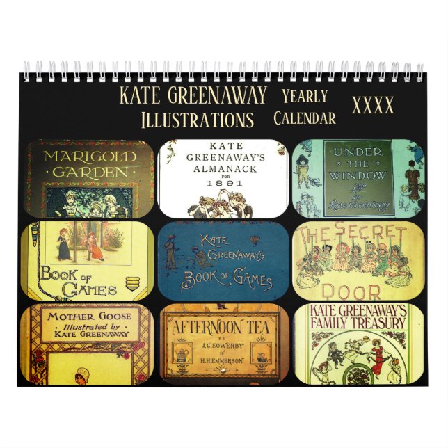Kate Greenaway Illustrations Victorian Calendar (Cover)