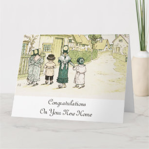 Kate Greenaway: Under the Window Big Greeting Card