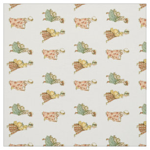 Kate Greenaway Victorian Girl Sister Fabric