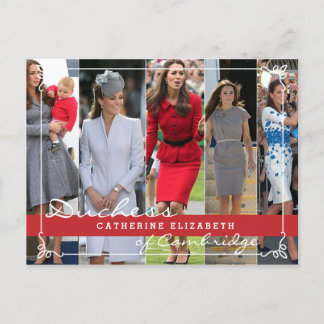 Kate Middleton Prince George Postcard