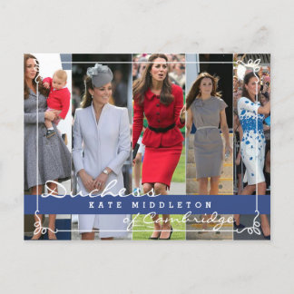 Kate Middleton Prince George Postcard