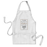 Kate Moss Chocolate Quote Apron