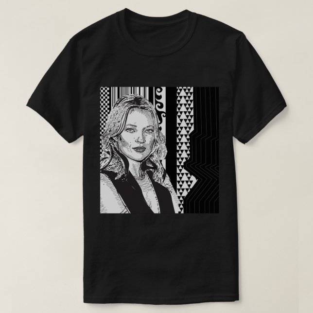 Kate Moss Icon Art   T-Shirt (Design Front)