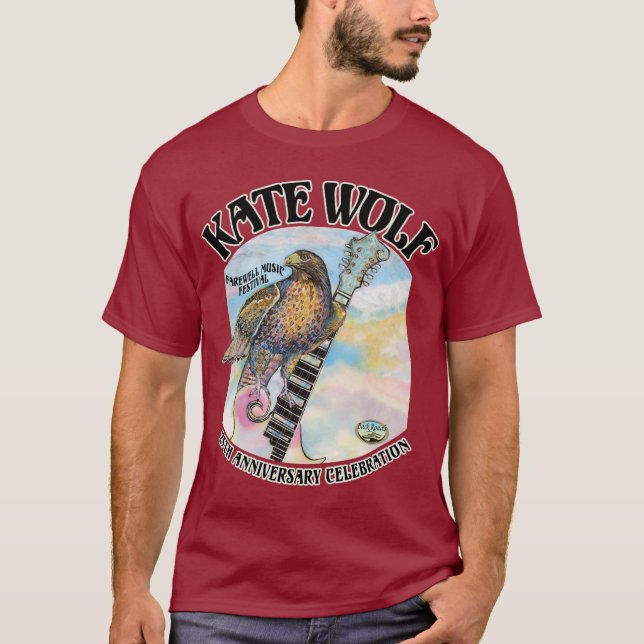 Kate Wolf Music Festival 2022 - Men's T-Shirt (Front)