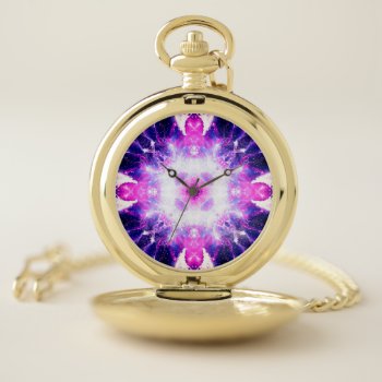 Katerina's Twin Flame Love Desires Pocket Watch by Eyeofillumination at Zazzle