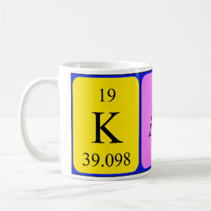 Kath periodic table name mug