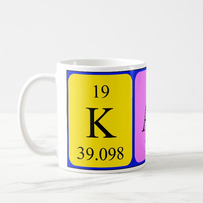 Kath periodic table name mug