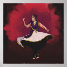 Kathak Dancer - a solo performance