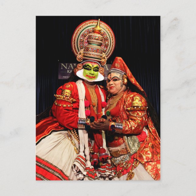 kathakali Artists Postcard (Front)