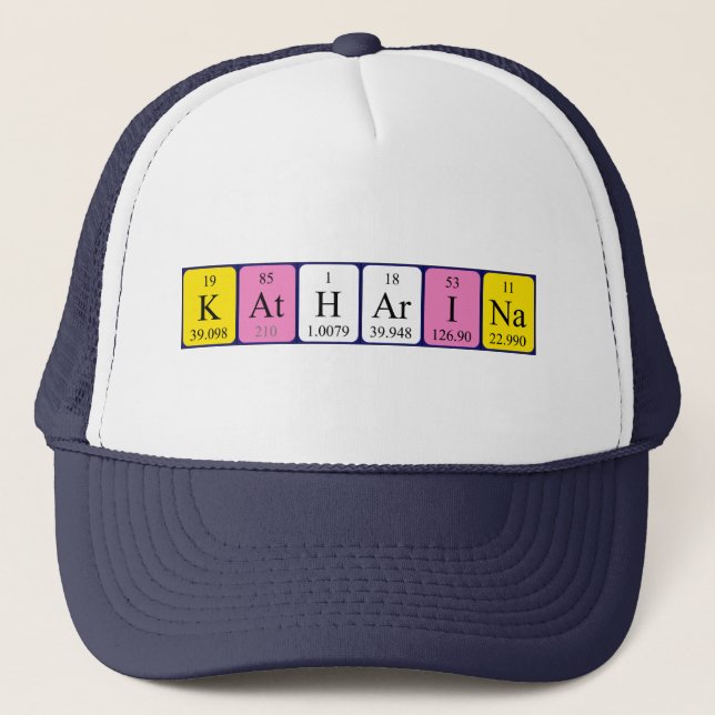 Katharina periodic table name hat (Front)