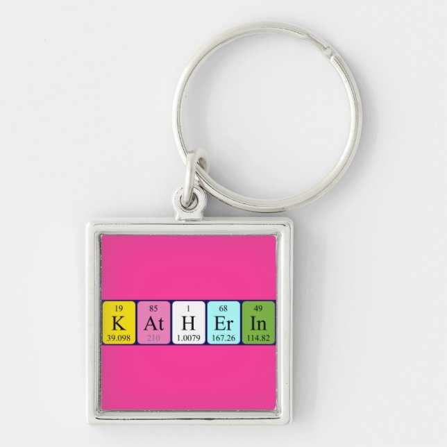 Katherin periodic table name keyring (Front)