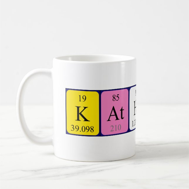 Katherina periodic table name mug (Left)