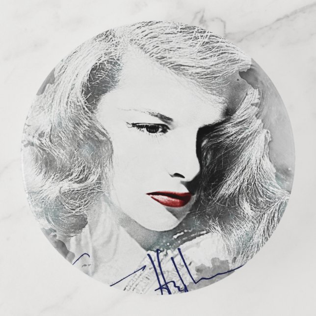 Katherine Hepburn Trinket Tray (Front)