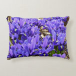 Katherine Hodgkin Irises Purple Spring Floral Accent Pillow