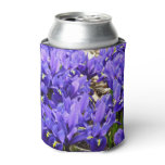 Katherine Hodgkin Irises Purple Spring Floral Can Cooler