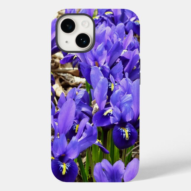 Katherine Hodgkin Irises Purple Spring Floral Case-Mate iPhone Case (Back)