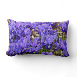 Katherine Hodgkin Irises Purple Spring Floral Lumbar Pillow