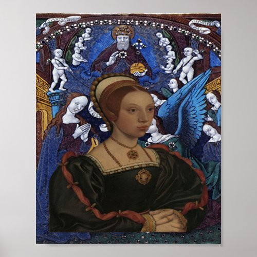 KATHERINE HOWARD QUEEN OF ENGLAND  ANNUNCIATION POSTER