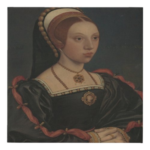 KATHERINE HOWARD QUEEN OF ENGLAND  FAUX CANVAS PRINT