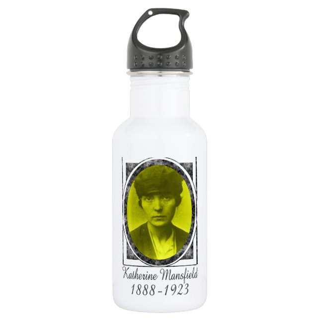 Katherine Mansfield Water Bottle (Front)
