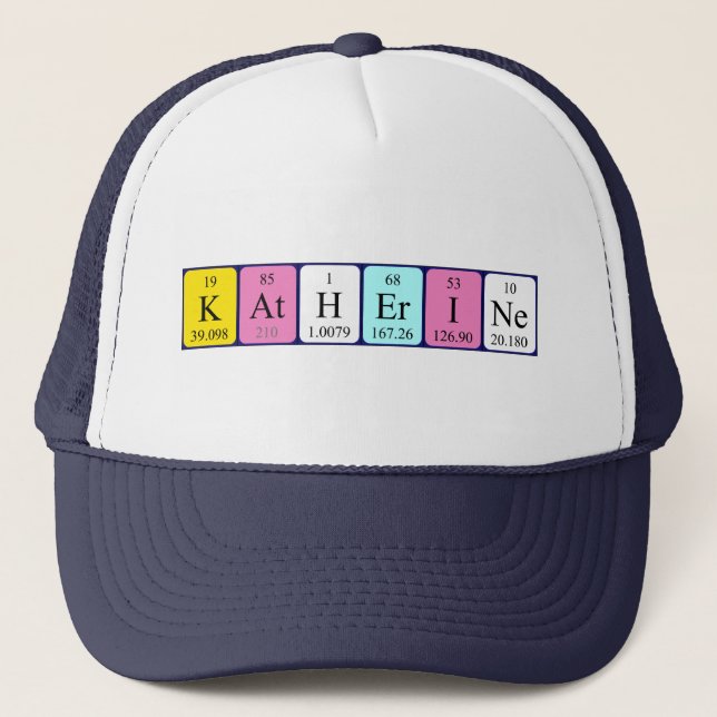 Katherine periodic table name hat (Front)
