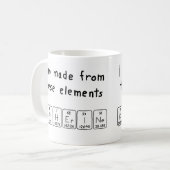 Katherine periodic table name mug (Front Left)