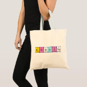 Katherine periodic table name tote bag (Front (Product))