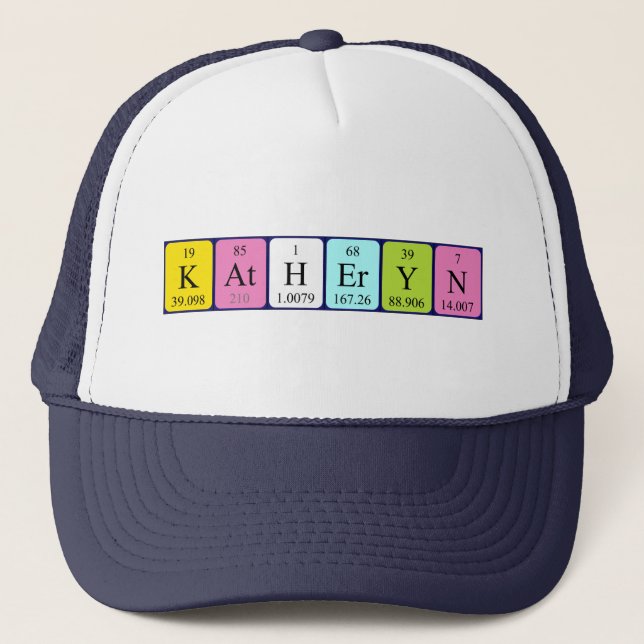 Katheryn periodic table name hat (Front)