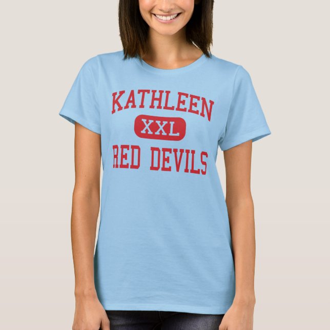 Kathleen - Red Devils - High - Lakeland Florida T-Shirt (Front)