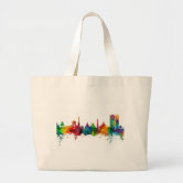 St. Louis, Missouri, Skyline (100% Cotton Canvas Reusable Tote Bag)