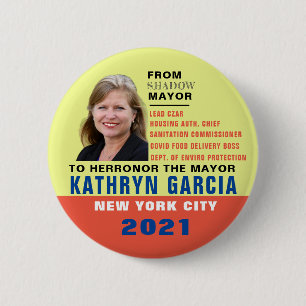Kathryn Garcia for NYC Mayor 2021 Button