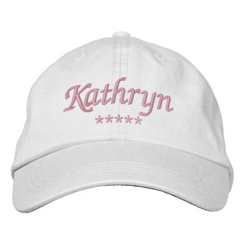 Kathryn Name Embroidered Baseball Cap