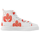 Kathy Faggella Food ACEO Challenge High-Top Sneakers (Left Shoe Inside)