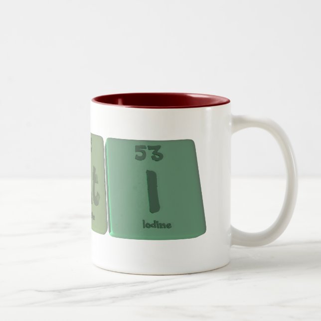 Kati  as Potassium Astatine Iodine Two-Tone Coffee Mug (Right)
