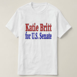 Katie Britt for Senate with red blue text T-Shirt
