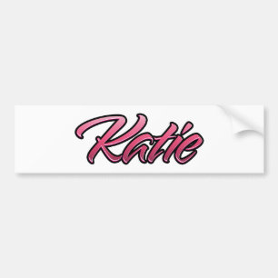 Katie faded pink Aufkleber Sticker