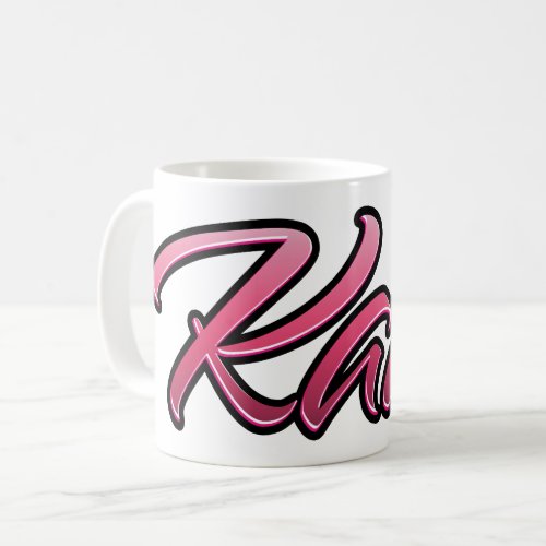 Katie faded pink cup tea cup coffee cup