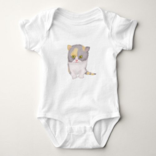 Katie kitten baby bodysuit