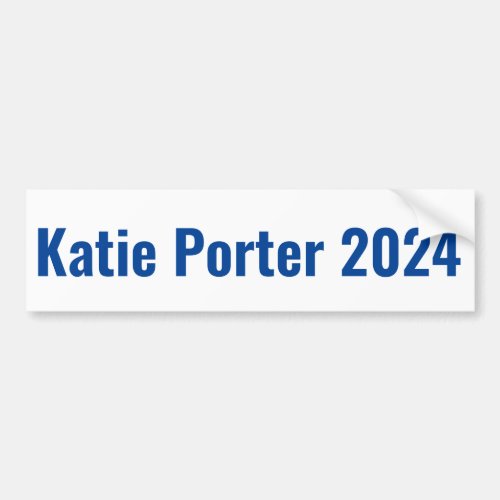 Katie Porter for President 2024 Bumper Sticker