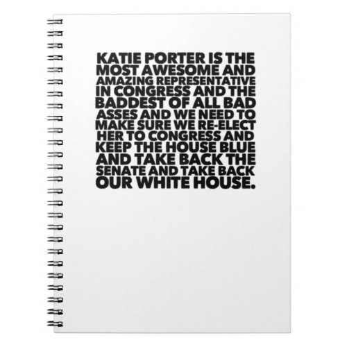 Katie Porter is the most awesome Notebook