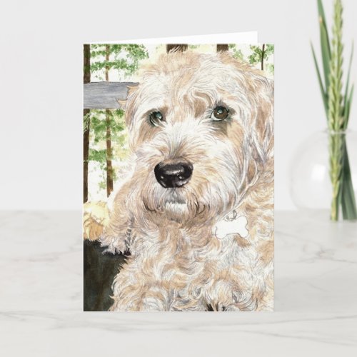 Katie the Wheaton Terrier Card