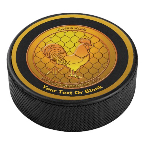 KatkaKoin Cryptocurrency ICO Hockey Puck