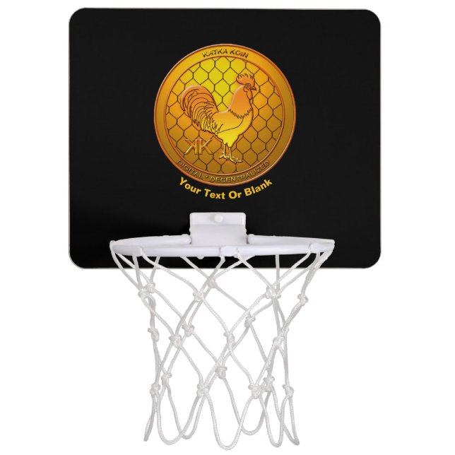 KatkaKoin Cryptocurrency ICO Mini Basketball Hoop (Front)