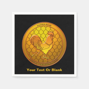 KatkaKoin Cryptocurrency ICO Napkins