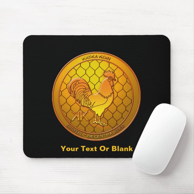 KatkaKoin Poultry Cryptocurrency ICO Mouse Pad (With Mouse)