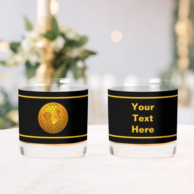 KatkaKoin Poultry Cryptocurrency ICO Whiskey Glass (Insitu (Wedding))